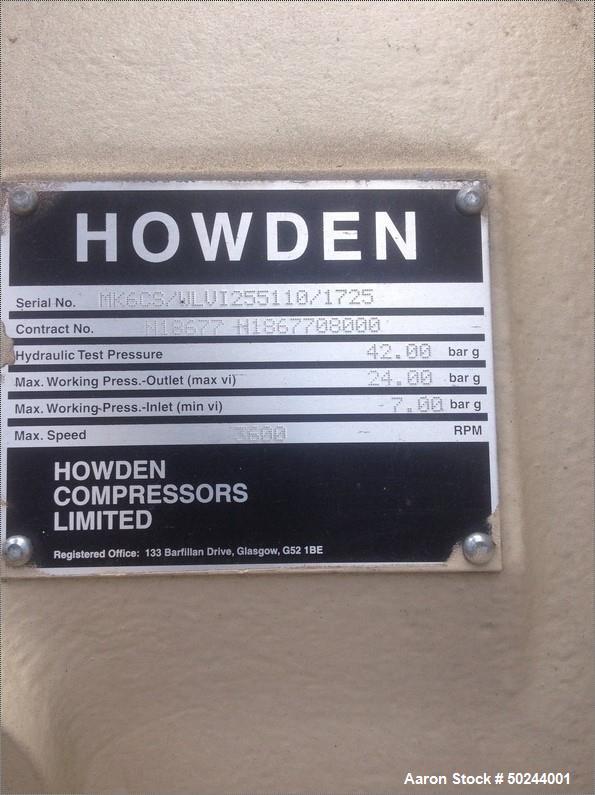 Used Howden Gas Compressor