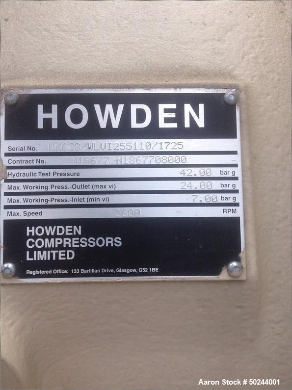 Used- Howden Gas Compressor