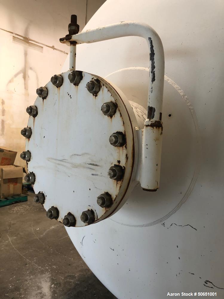 Used 3500 Gallon Air Receiver with Quincy Two Stage Water Cooler Compressor