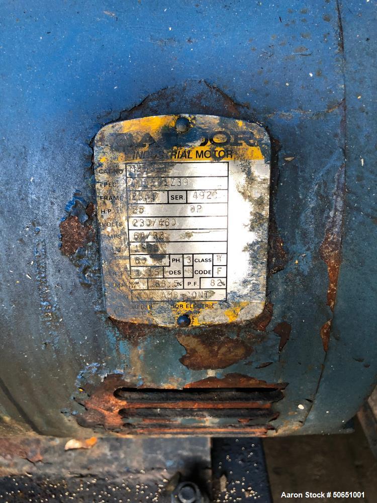 Used 3500 Gallon Air Receiver with Quincy Two Stage Water Cooler Compressor
