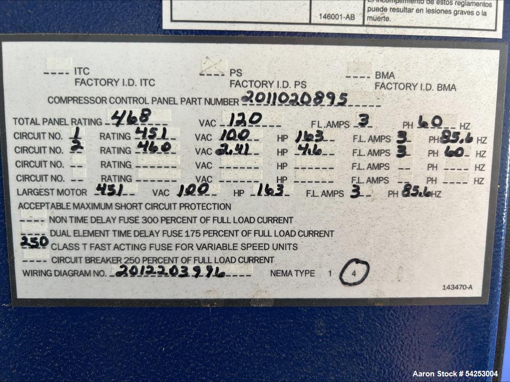 Quincy QGV-100 100 HP Variable Speed Rotary Screw Compressor | Water-Cooled Industrial Plant Air
