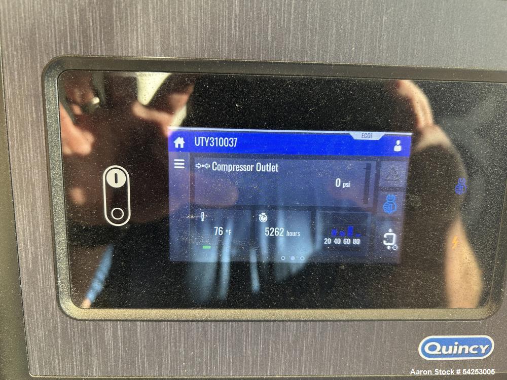 Used Quincy QGV-100 Energy-Efficient Rotary Screw Air Compressor | 471 CFM | VSD Drive