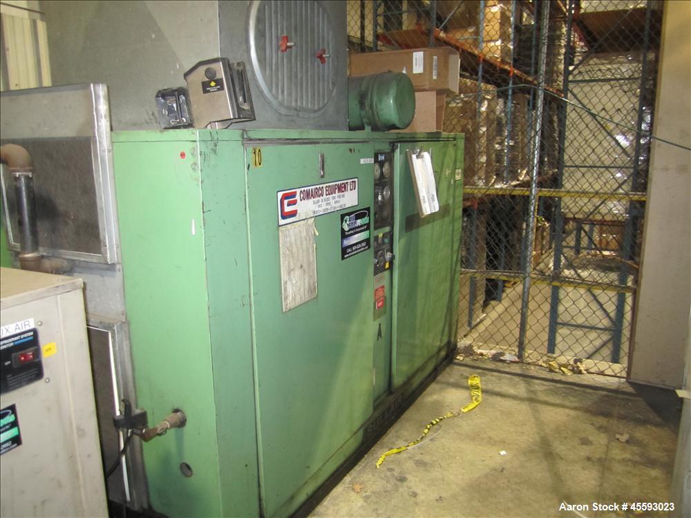 Used Comp Air model 6000C rotary screw air compressor, 100 hp, 125 psi, s/n 7215