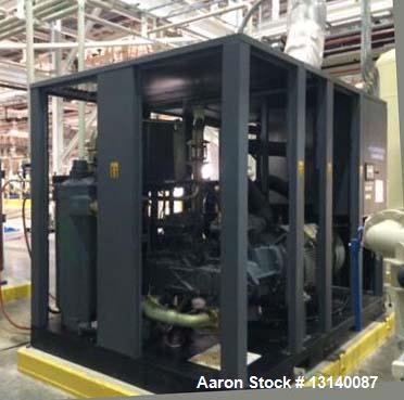 Unused- Atlas Copco Model GA200-W Oil Injected 125 PSI, Rotary Screw Compressor. Reference conditions: absolute inlet press ...