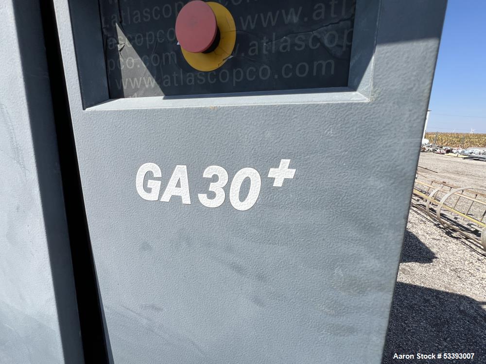Atlas Copco GA30+ Rotary Screw Compressor – 210 CFM, 40 HP Industrial Air System