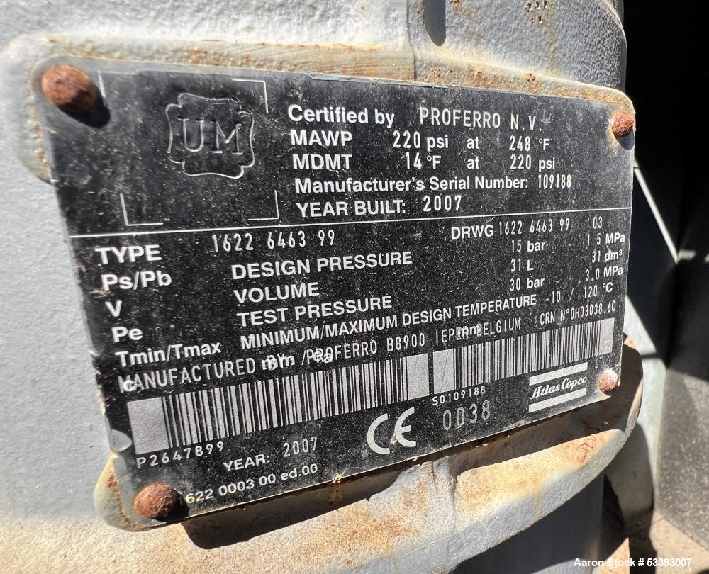 Atlas Copco GA30+ Rotary Screw Compressor – 210 CFM, 40 HP Industrial Air System