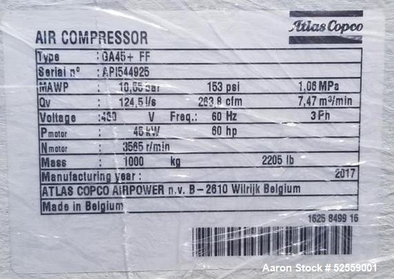 Used-  Atlas Copco Air Compressor