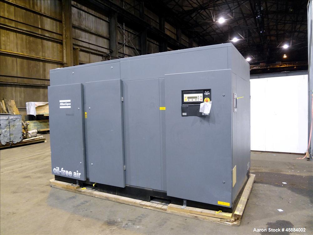 Unused- Atlas Copco Water Cooled Single Stage Oil Free Rotary Screw Compressor