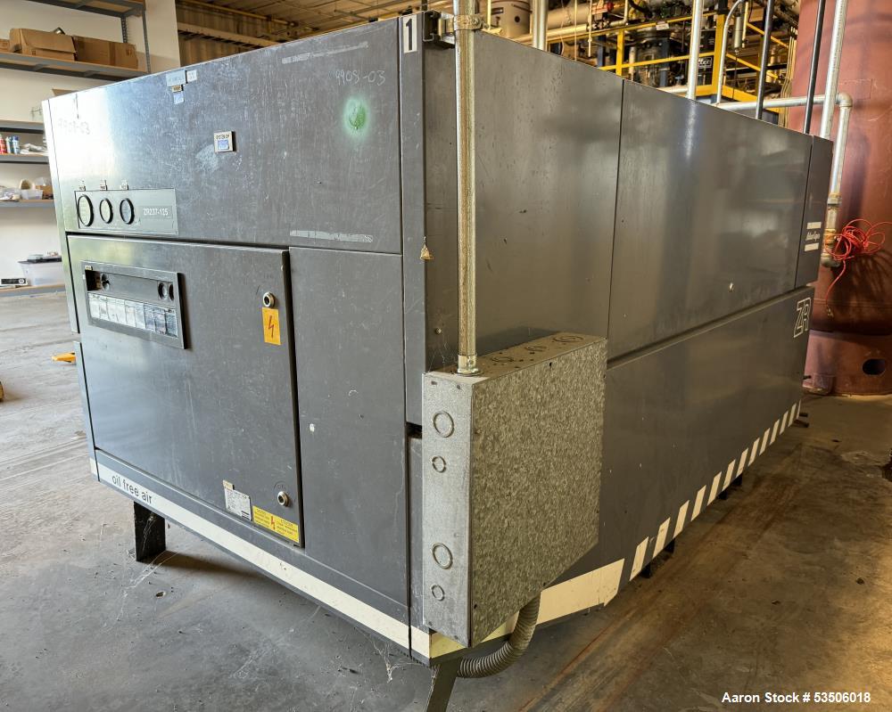 Atlas Copco Oil Free Compressor, Model ZR237-125