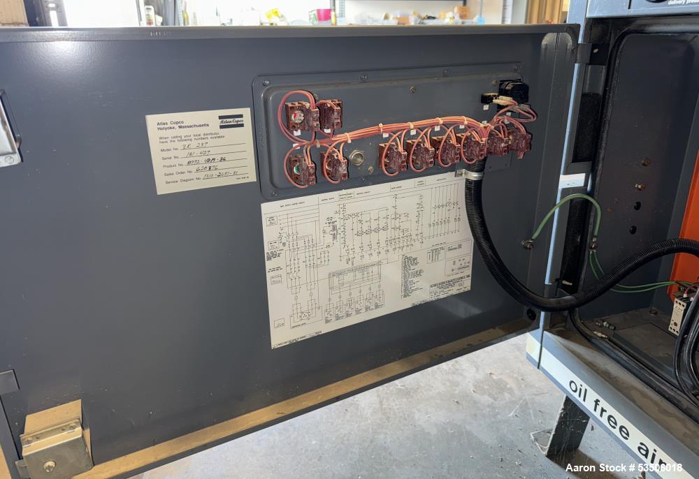 Atlas Copco Oil Free Compressor, Model ZR237-125