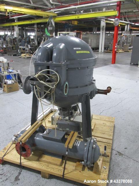 Used Atlas Copco Water Cooled Oil Free Rotary Screw Compressor, Model ZR250. Rated 1100 CFM, 125 psi. Driven by a 300hp, 460 volt motor. Includes an Atlas Copco MD600 air dryer, serial# AID011985, an...