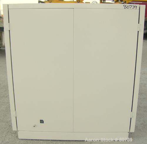 Used Atlas Copco Two Stage Oil Free Rotary Screw Compressor, Model ZR37. Water cooled. Rated approximately 181 cfm at 128 psig. Driven by a 50 hp motor. Enclosed in a sound dampening cabinet. 44,085 ...