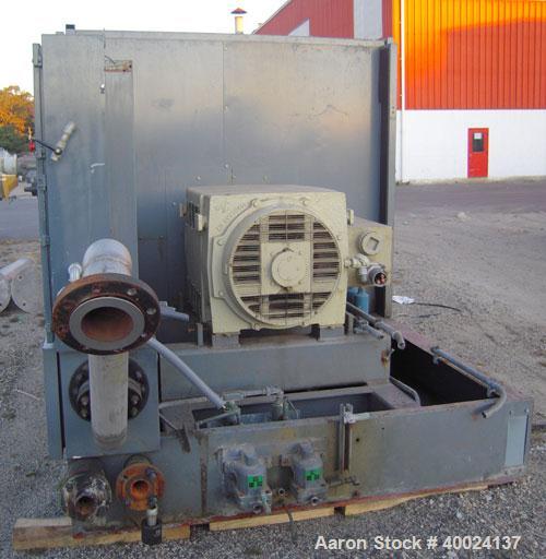 Used Atlas Copco 2 Stage Rotary Screw Compressor, Model ZR5-61. Water cooled, 1600 SCFM at 125 psi at 1800 rpm. Driven by a 450 hp, 3/60/4000 volt, 1785 rpm motor. Includes a control panel and sound ...