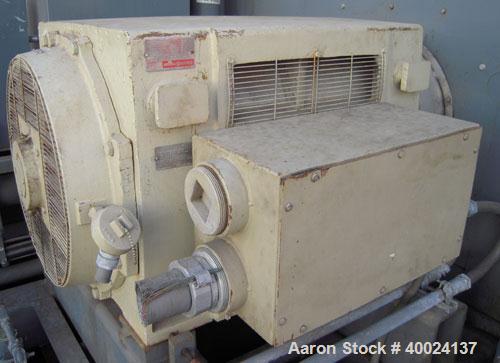 Used Atlas Copco 2 Stage Rotary Screw Compressor, Model ZR5-61. Water cooled, 1600 SCFM at 125 psi at 1800 rpm. Driven by a 450 hp, 3/60/4000 volt, 1785 rpm motor. Includes a control panel and sound ...