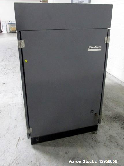 Used Atlas Copco Oil Free Air Compressor, Model ZT22. 30hp, 125 psi, 113 cfm with controls, 15865 hours, serial# AIF021152. With Pioneer dual desiccant air dryer, model PHL-100, rated 100 psi at 110 ...