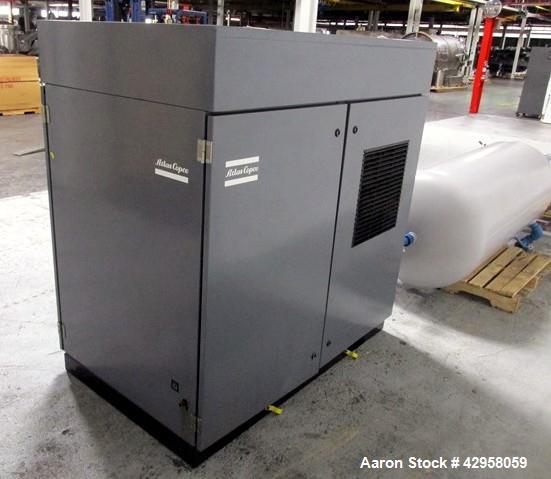 Used Atlas Copco Oil Free Air Compressor, Model ZT22. 30hp, 125 psi, 113 cfm with controls, 15865 hours, serial# AIF021152. With Pioneer dual desiccant air dryer, model PHL-100, rated 100 psi at 110 ...