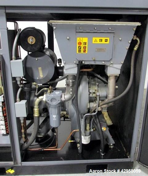 Used Atlas Copco Oil Free Air Compressor, Model ZT22. 30hp, 125 psi, 113 cfm with controls, 15865 hours, serial# AIF021152. With Pioneer dual desiccant air dryer, model PHL-100, rated 100 psi at 110 ...