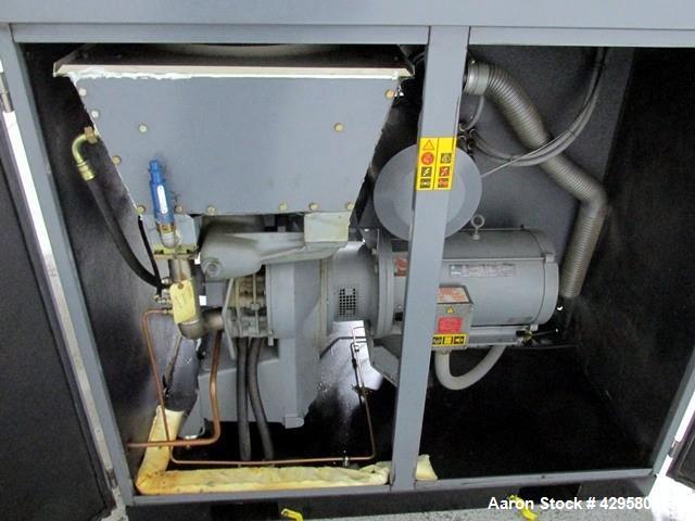 Used Atlas Copco Oil Free Air Compressor, Model ZT22. 30hp, 125 psi, 113 cfm with controls, 15865 hours, serial# AIF021152. With Pioneer dual desiccant air dryer, model PHL-100, rated 100 psi at 110 ...