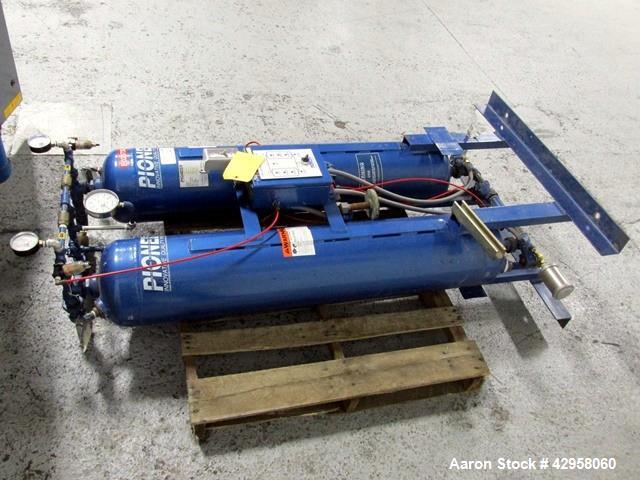 Used Atlas Copco Oil Free Air Compressor, Model ZT22. 30hp, 125 psi, 113 cfm with controls, 21013 hours, serial# AIF021153 with Pioneer dual desiccant air dryer, model PHL-100, rated 100 psi at 110 c...