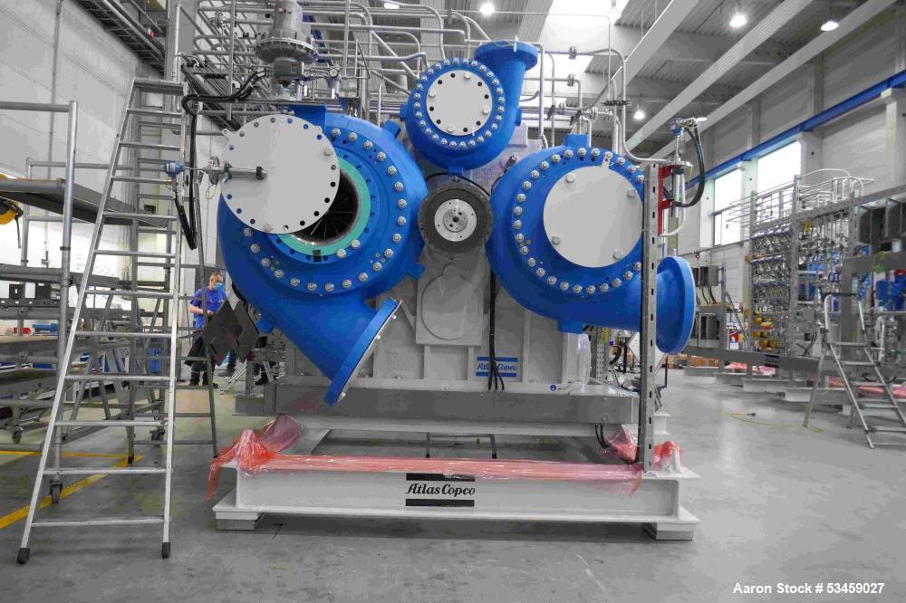 Unused Atlas Copco Heat Pump Compressor Package – Complete Skid Mounted System (Quantity 2)