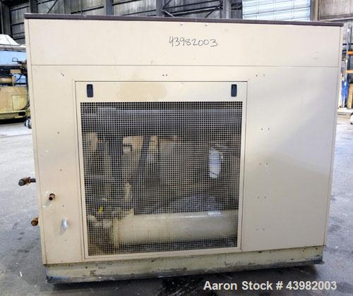 Used Curtis RS Series Rotary Screw Compressor, Model R/S-150D-A/E-E75G. Air cooled, rated 706 cfm at 125 psi. Driven by a 150 hp, 3/60/460 volt, 1780 rpm motor.  Includes a control panel and sound en...