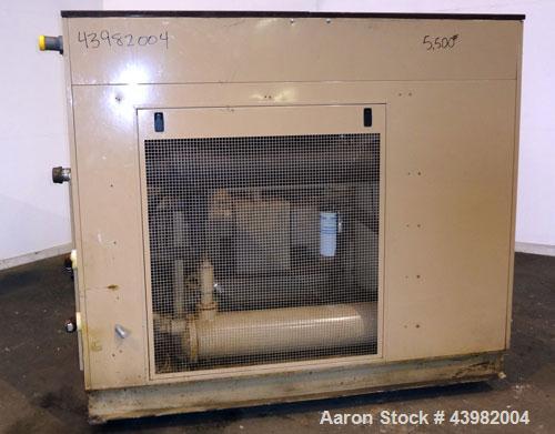 Used Curtis RS Series Rotary Screw Compressor, Model R/S-150D-A/E-E75G. Air cooled, rated 706 cfm at 125 psi. Driven by a 150 hp, 3/60/460 volt, 1780 rpm motor.  Includes a control panel and sound en...