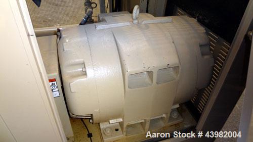 Used Curtis RS Series Rotary Screw Compressor, Model R/S-150D-A/E-E75G. Air cooled, rated 706 cfm at 125 psi. Driven by a 150 hp, 3/60/460 volt, 1780 rpm motor.  Includes a control panel and sound en...