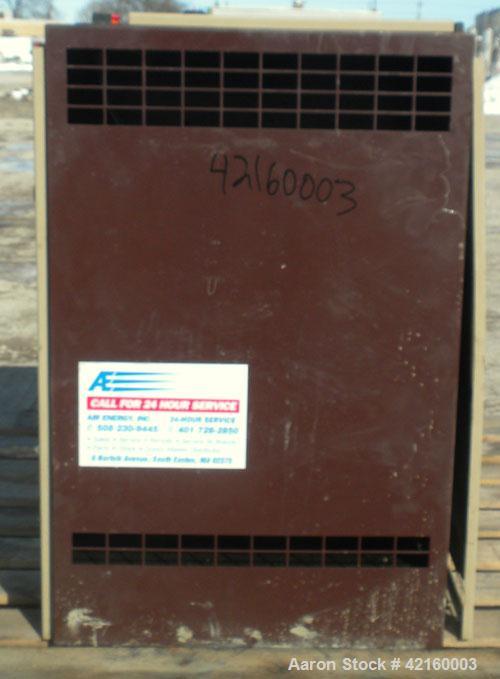 Used Curtis-Toledo Single Stage Rotary Screw Compressor, Model RS10. Oil cooled, 38.5 CFM at 115 psi at 4940 rpm. Driven by a 10 hp motor.Includes a control panel, and sound enclosure. Requires air t...