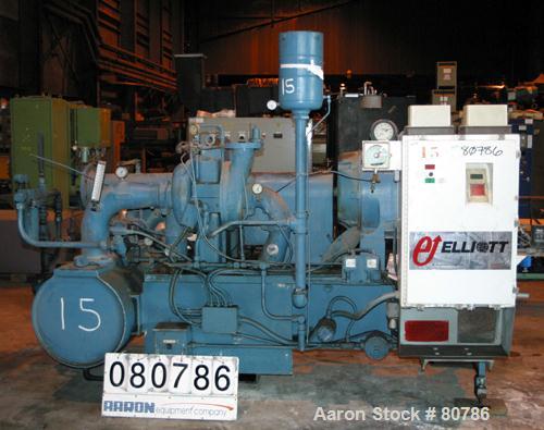 Used Elliot Centrifugal Compressor, Model PAP180-DA-3