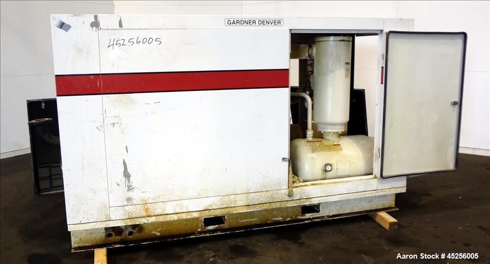 Used Gardner Denver Electra-Saver Water Cooled Rotary Screw Air Compressor, Model EAQS0F