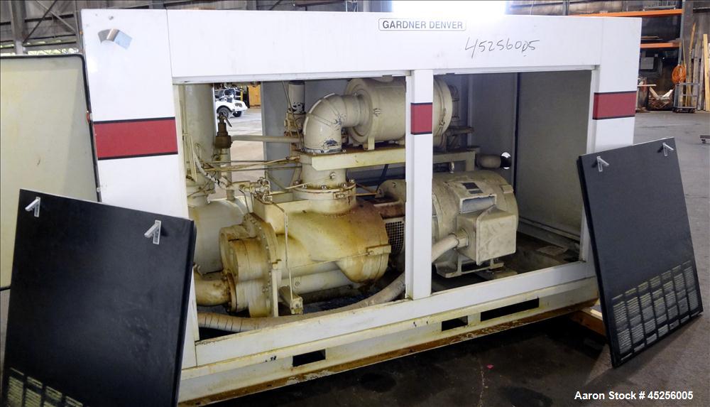 Used Gardner Denver Electra-Saver Water Cooled Rotary Screw Air Compressor, Model EAQS0F