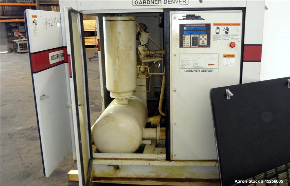 Used Gardner Denver Electra-Saver Water Cooled Rotary Screw Air Compressor, Model EAQS0F