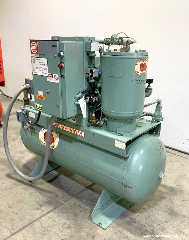Used Gardner Denver Rotary Screw Air Compressor, Model EBERGB