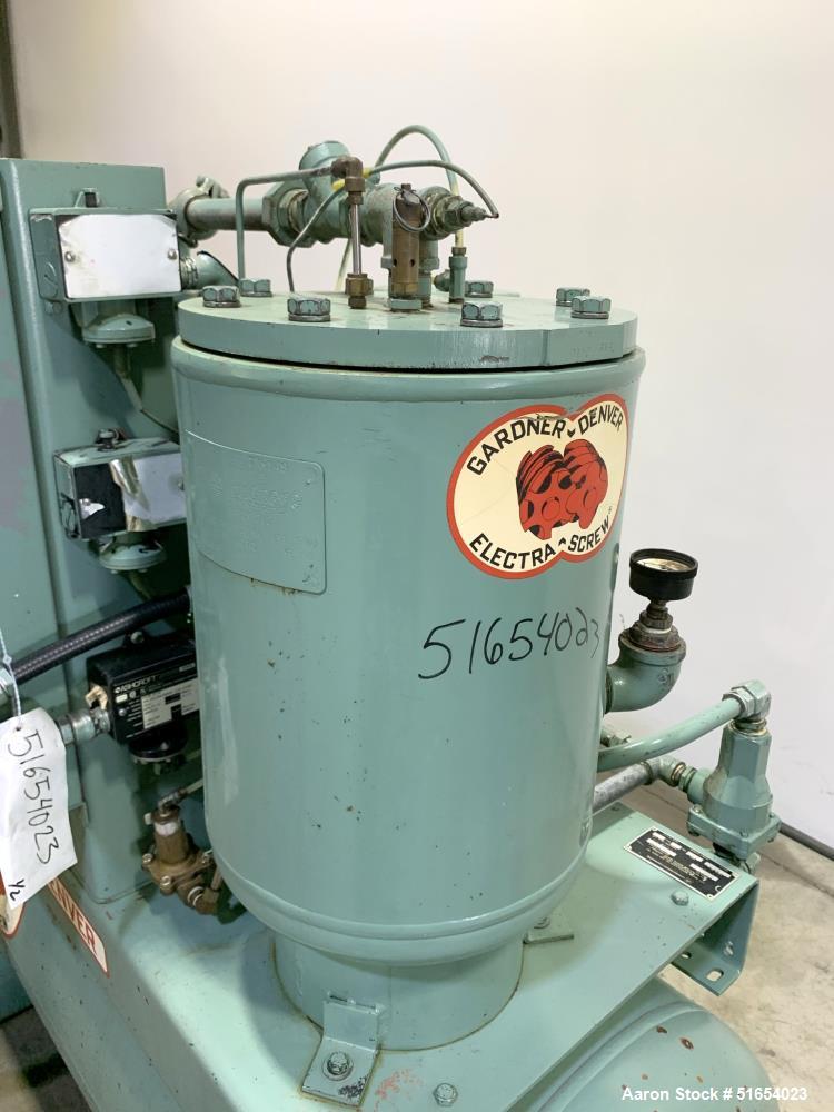 Used Gardner Denver Rotary Screw Air Compressor, Model EBERGB