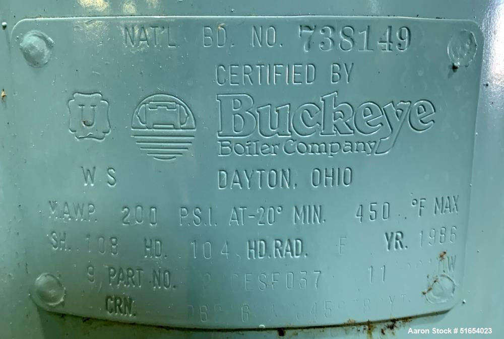 Used- Gardner Denver Rotary Screw Air Compressor, Model EBERGB