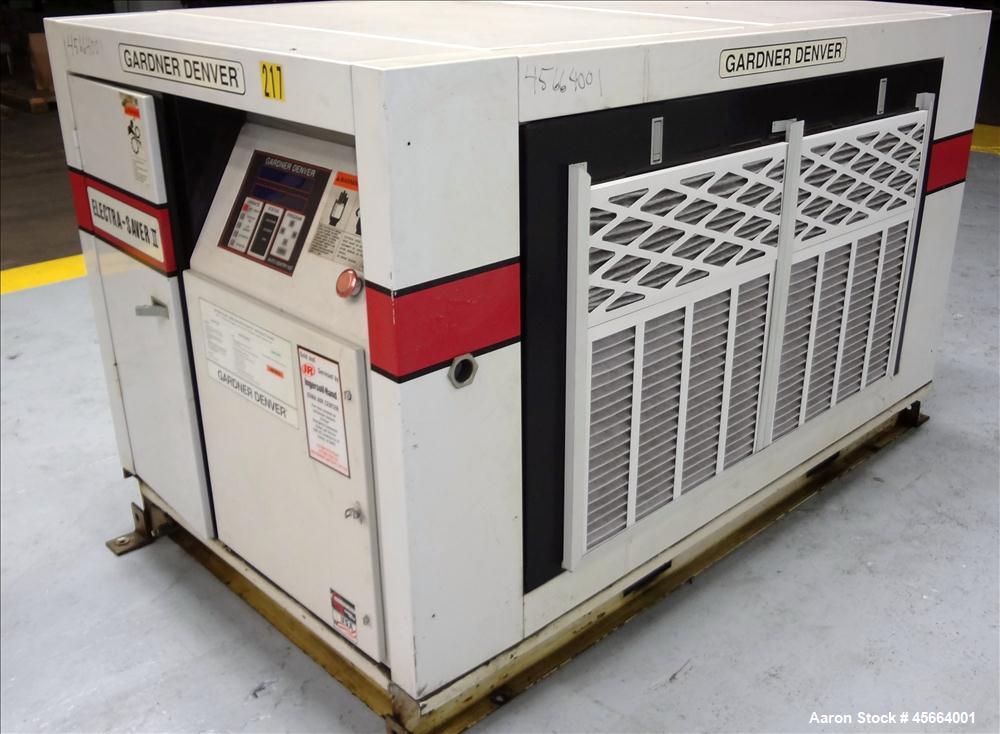 Used Gardner Denver Electra-Saver II Air Compressor, Model EBHQJC.