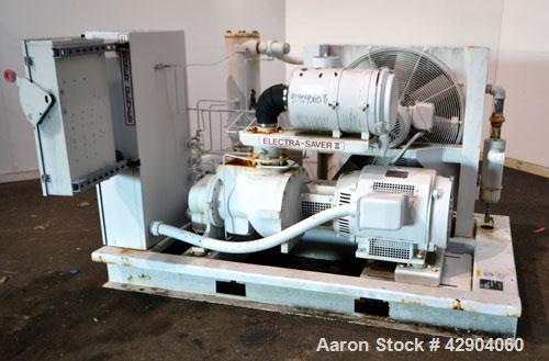 Used Gardner Denver Electra-Saver II Oil Flooded Rotary Screw Air Compressor, Model EBM99K. Rated approximate 320 cfm at 125 psi. Driven by a 75hp, 3/60/230/460 volt, 1775 rpm motor. Includes Auto-Se...