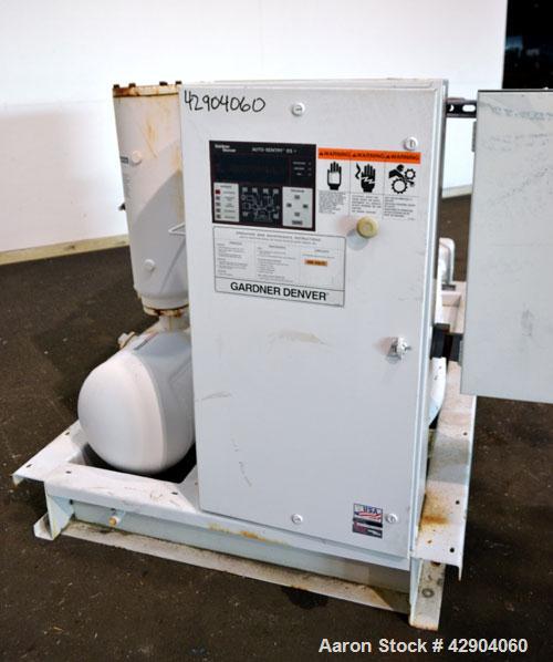 Used Gardner Denver Electra-Saver II Oil Flooded Rotary Screw Air Compressor, Model EBM99K. Rated approximate 320 cfm at 125 psi. Driven by a 75hp, 3/60/230/460 volt, 1775 rpm motor. Includes Auto-Se...