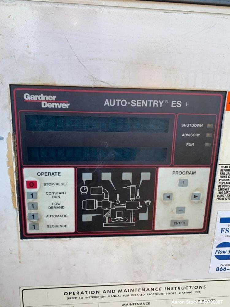 Used- Gardner Denver Electra-Saver II Compressor