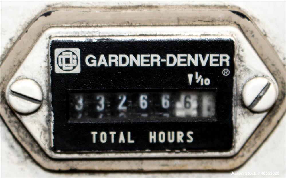Used Gardner Denver Electra-Screw Rotary Screw Air Compressor, Model EDEQJF.
