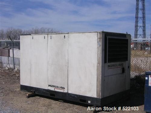 USED: Ingersoll Rand EP 150 compressor, rated at 6570 scfm @ 125 psi,150 hp drive motor 460/3/60/210 amps, enclosure.