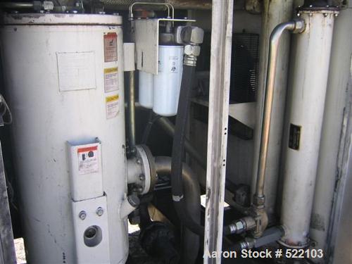 USED: Ingersoll Rand EP 150 compressor, rated at 6570 scfm @ 125 psi,150 hp drive motor 460/3/60/210 amps, enclosure.