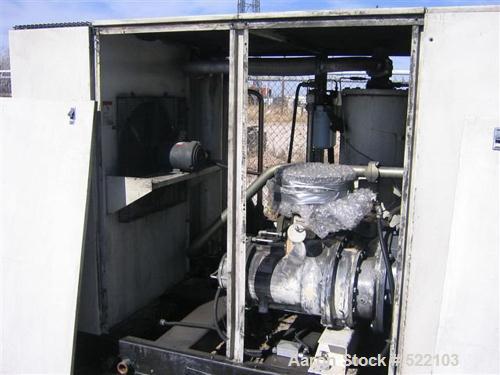 USED: Ingersoll Rand EP 150 compressor, rated at 6570 scfm @ 125 psi,150 hp drive motor 460/3/60/210 amps, enclosure.