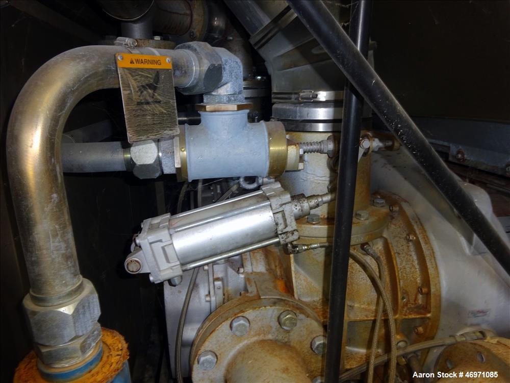 Used Ingersoll-Rand Sierra Air Cooled Rotary Screw Air Compressor, Model H350A. Capacity 1501 CFM, rated operating pressure 125 psig. Driven by a 350hp, 3/60/460 volt, 1788 rpm motor. Includes an Int...