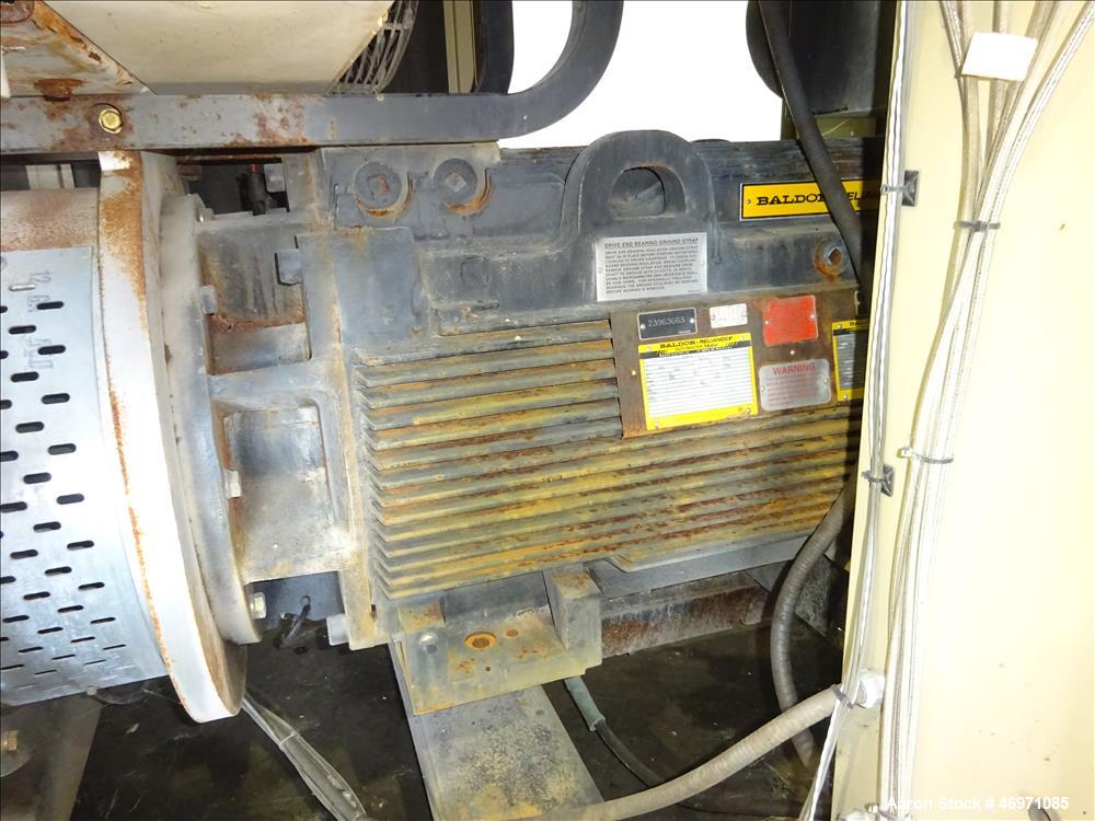 Used Ingersoll-Rand Sierra Air Cooled Rotary Screw Air Compressor, Model H350A. Capacity 1501 CFM, rated operating pressure 125 psig. Driven by a 350hp, 3/60/460 volt, 1788 rpm motor. Includes an Int...