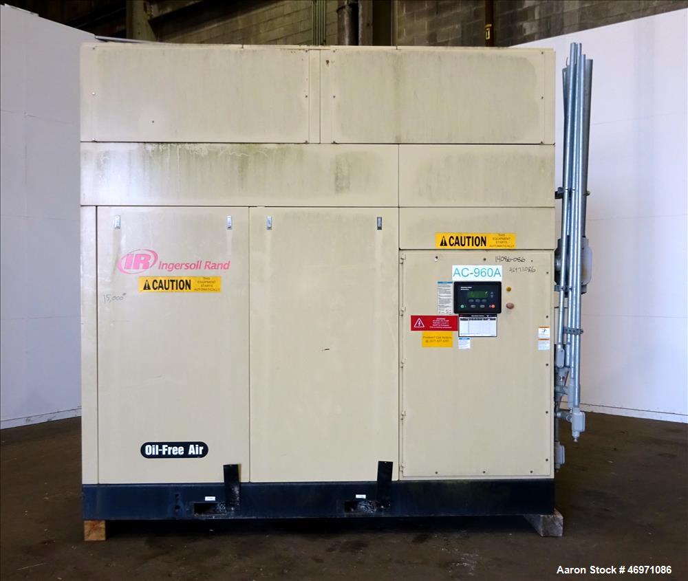 Used- Ingersoll-Rand Sierra Air Cooled Rotary Screw Air Compressor, Model H350A.