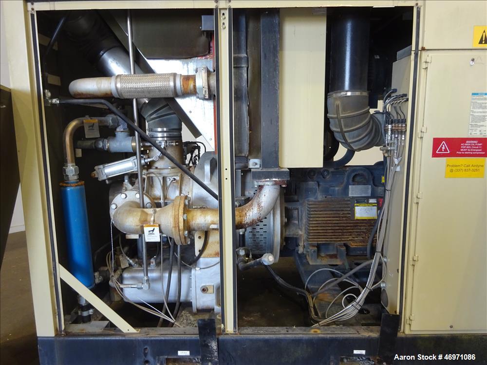 Used Ingersoll-Rand Sierra Air Cooled Rotary Screw Air Compressor, Model H350A.