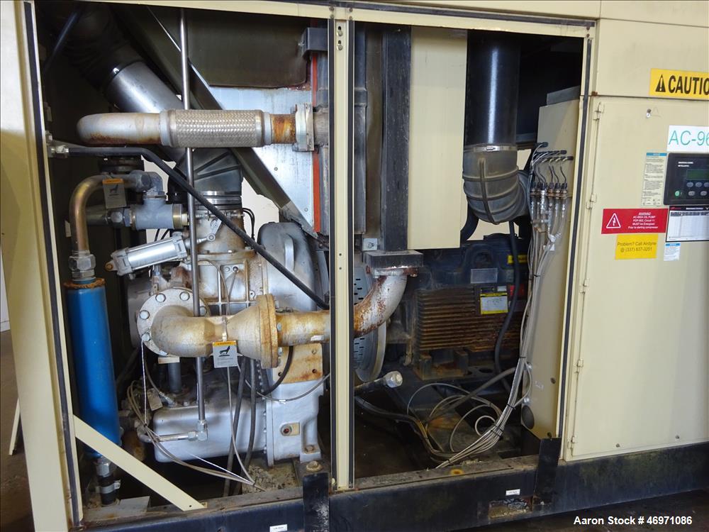 Used Ingersoll-Rand Sierra Air Cooled Rotary Screw Air Compressor, Model H350A.