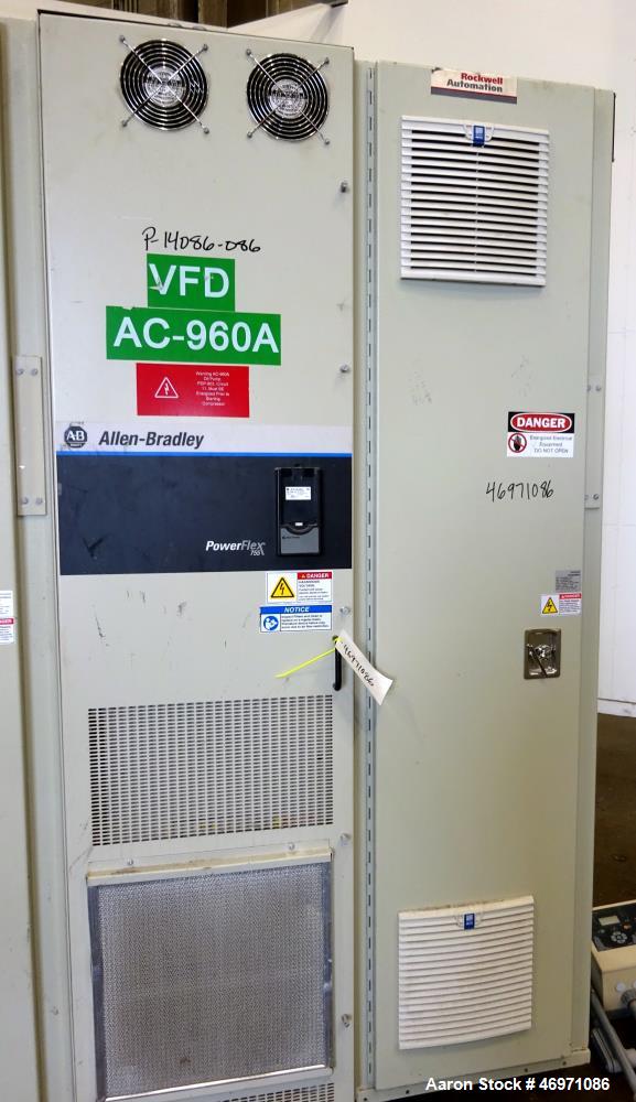 Used Ingersoll-Rand Sierra Air Cooled Rotary Screw Air Compressor, Model H350A.