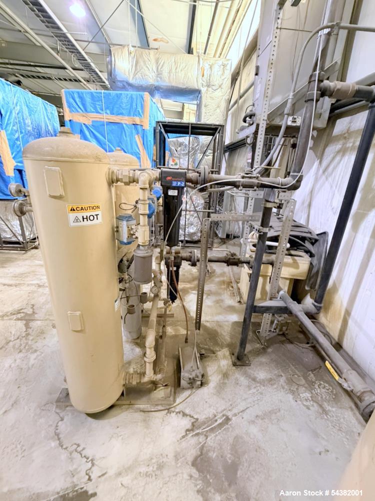 Industrial Compressed Air System with (2) Ingersoll Rand Compressors, Dryers & Air Receivers